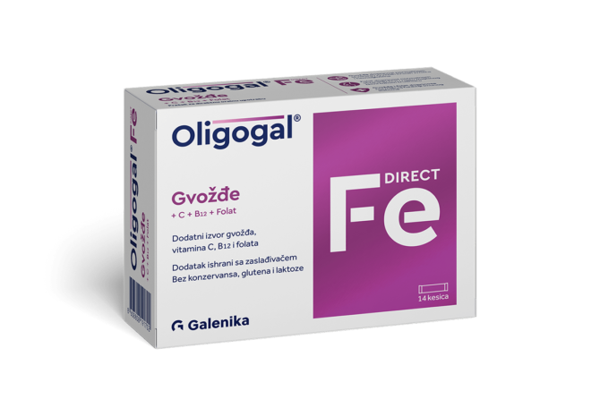 OLIGOGAL® Fe Direct PRAŠAK ZA DREKTNU ORALNU UPOTREBU