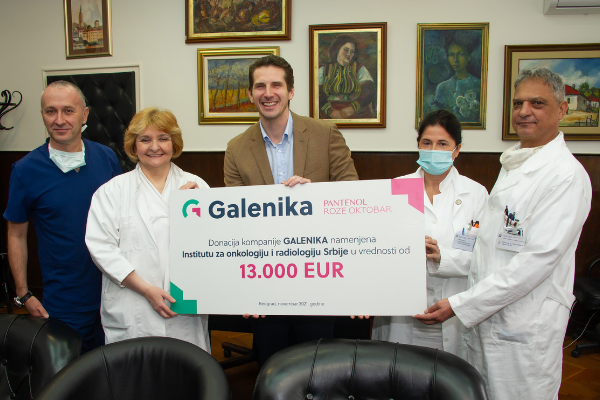 GALENIKA HELPS THE INSTITUTE OF ONCOLOGY AND RADIOLOGY OF SERBIA