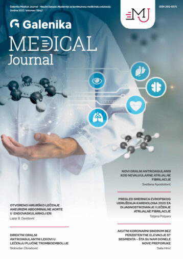 Galenika Medical Journal - 001-01