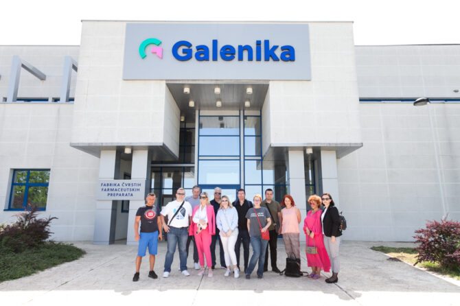 Новинари од Босна и Херцеговина ги посетија погоните на Галеника во Белград