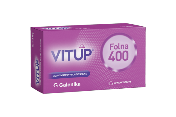 VITUP® Folna kiselina 400 μg