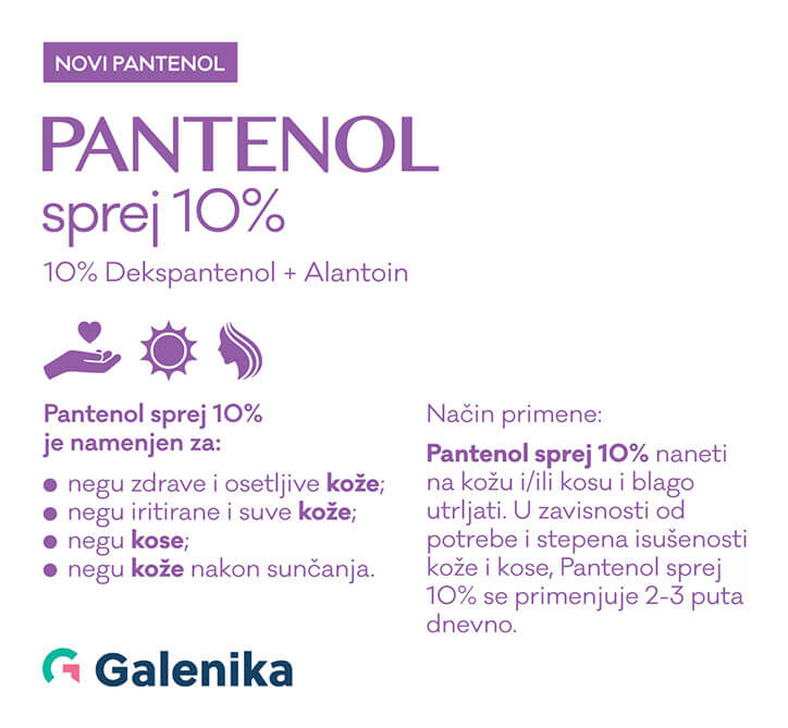 Pantenol sprej 10%